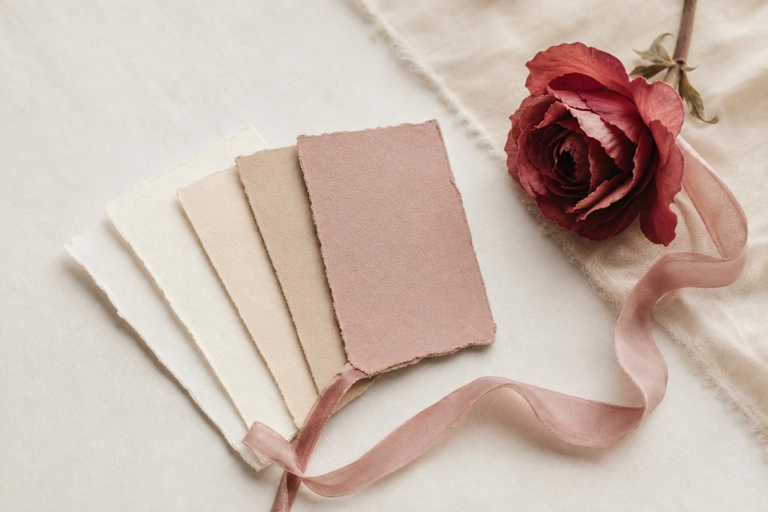 Inspirasi Undangan Dusty Pink yang Kalem dan Dewasa