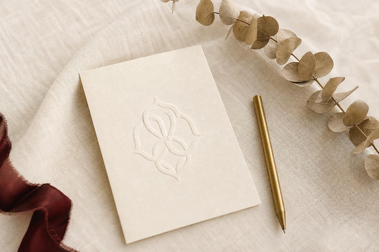 Inspirasi Undangan Monogram: Inisial Dua Nama